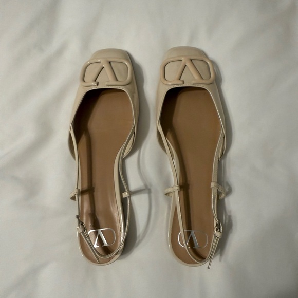 Valentino Shoes - Valentino Women's Cream Heeled Sandals